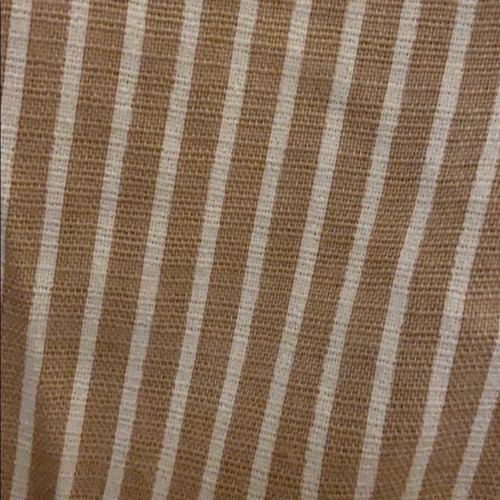 Striped front tie romper - Picture 2 of 2